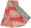 Sanskriti Vintage Sarees 100% Pure Silk Print Sari Quilting Felting Craft Sustainable Fabric