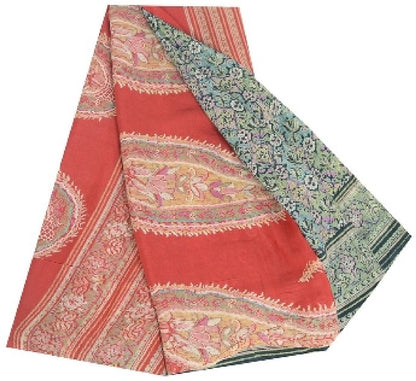 Sanskriti Vintage Sarees 100% Pure Silk Print Sari Quilting Felting Craft Sustainable Fabric
