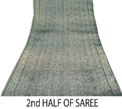 Sanskriti Vintage Sarees 100% Pure Silk Print Sari Quilting Felting Craft Sustainable Fabric