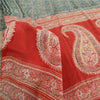 Sanskriti Vintage Sarees 100% Pure Silk Print Sari Quilting Felting Craft Sustainable Fabric