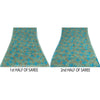 Sanskriti Vintage Sarees Quilting Felting Craft Sustainable Fabric Pure Georgette Print Sari