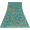 Sanskriti Vintage Sarees Quilting Felting Craft Sustainable Fabric Pure Georgette Print Sari