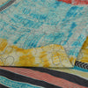 Sanskriti Vintage Sarees Indian Multi Pure Silk Printed Sari Floral Craft Sustainable Fabric