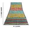 Sanskriti Vintage Sarees Indian Multi Pure Silk Printed Sari Floral Craft Sustainable Fabric