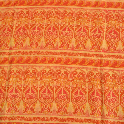 Sanskriti Vintage Sarees 100% Pure Silk Quilting Felting Craft Sustainable Fabric Print Sari
