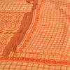 Sanskriti Vintage Sarees 100% Pure Silk Quilting Felting Craft Sustainable Fabric Print Sari