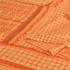 Sanskriti Vintage Sarees 100% Pure Silk Quilting Felting Craft Sustainable Fabric Print Sari