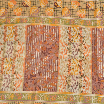 Sanskriti Vintage Sarees Quilting Felting Craft Sustainable Fabric Pure Silk Printed Sari