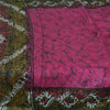Sanskriti Vintage Sarees Indian Hot Pink Pure Silk Printed Sari Craft Sustainable Fabric