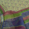 Sanskriti Vintage Sarees Pure Georgette Hand Block Sari Quilting Felting Sustainable Fabric