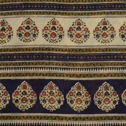 Санскритские винтажные сари из чистого шифона, стеганое валяние, рукоделие, устойчивая ткань, принт, сари