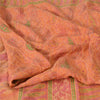 Sanskriti Vintage Sarees Pure Silk 5yd Quilting Felting Craft Sustainable Fabric Print Sari