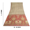 Sanskriti Vintage Sarees 5yd Quilting Felting Craft Sustainable Fabric Pure Silk Print Sari