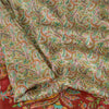 Sanskriti Vintage Sarees 5yd Quilting Felting Craft Sustainable Fabric Pure Silk Print Sari