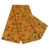 Sanskriti Vintage Sarees Yellow 100% Pure Silk Printed Sari 5yd Craft Sustainable Fabric