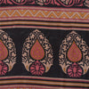 Sanskriti Vintage Sarees Røde Quiltning Filtning Håndværk Bæredygtigt Stof Ren Silke Print Sari