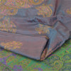 Sanskriti Vintage Sarees 6yd Quilting Felting Craft Sustainable Fabric Pure Silk Print Sari