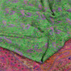 Sanskriti Vintage Sarees 6yd Quilting Felting Craft Sustainable Fabric Pure Silk Print Sari