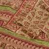 Sanskriti Vintage Sarees Blend Silk 5yd Quilting Felting Craft Sustainable Fabric Print Sari