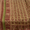 Sanskriti Vintage Sarees Blend Silk 5yd Quilting Felting Craft Sustainable Fabric Print Sari