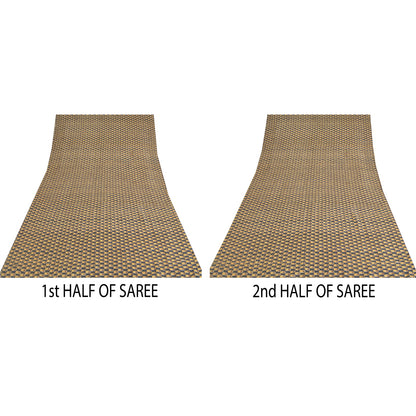 Sanskriti Vintage Sarees Black Indian Pure Silk Printed Sari 5yd Craft Sustainable Fabric