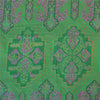 Sanskriti Vintage Sarees Green Indian Pure Silk Printed Sari 6yd Craft Sustainable Fabric