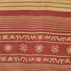 Sanskriti Vintage Sarees Indian Yellow Pure Silk Printed Sari 5yd Craft Sustainable Fabric