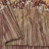 Sanskriti Vintage Sarees Brown Indian Pure Silk Printed Sari 5yd Craft Sustainable Fabric