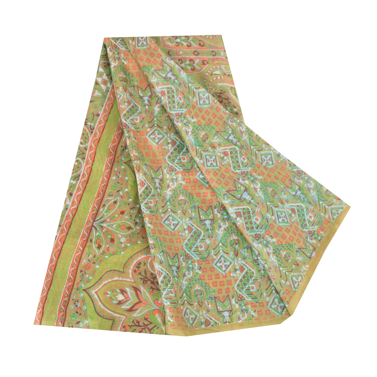 Sanskriti Vintage Sarees Pure Silk Quilting Felting Craft Sustainable Fabric Printed Sari