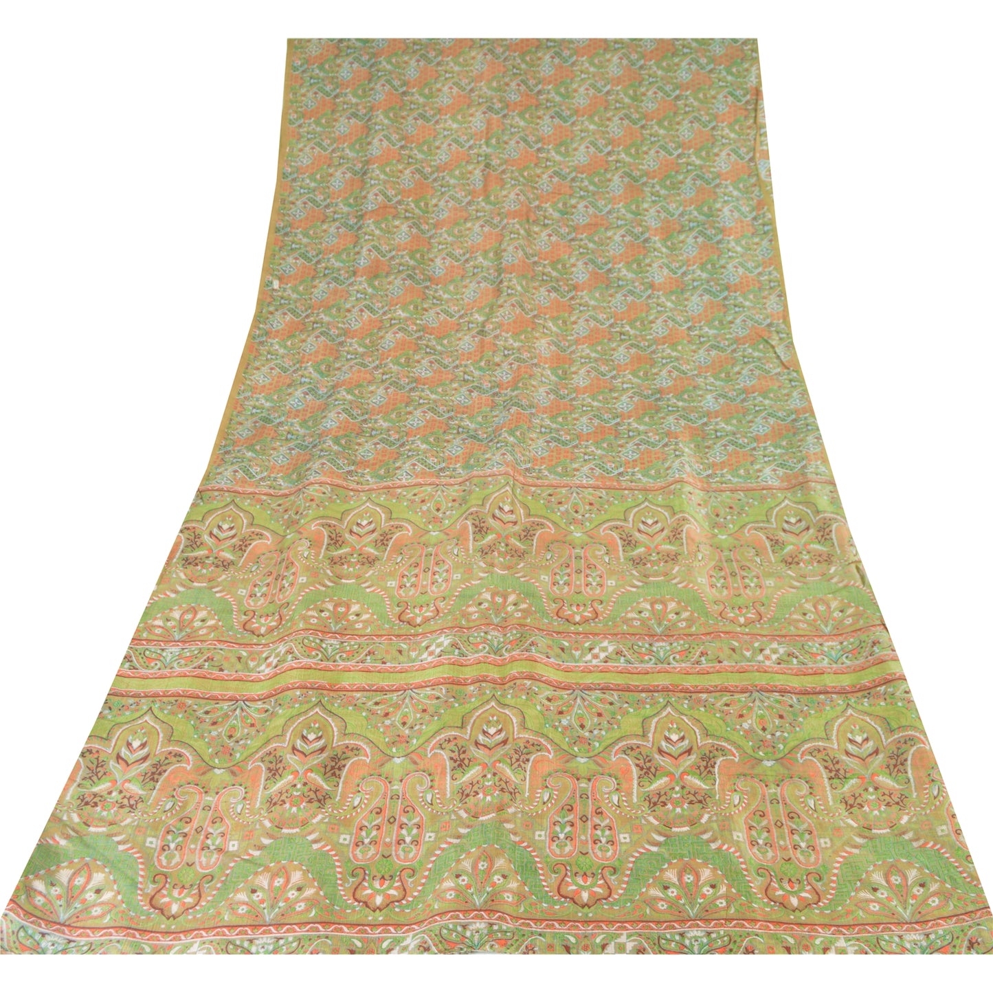 Sanskriti Vintage Sarees Pure Silk Quilting Felting Craft Sustainable Fabric Printed Sari