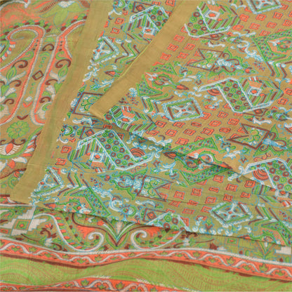 Sanskriti Vintage Sarees Pure Silk Quilting Felting Craft Sustainable Fabric Printed Sari