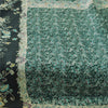 Sanskriti Vintage Sarees Indian Green Pure Silk Printed Sari 6yd Craft Sustainable Fabric