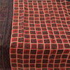 Sanskriti Vintage Sarees Red/Black Bandhani Pure Silk Printed Sari 5yd Sustainable Fabric