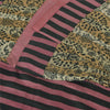 Sanskriti Vintage Sarees Cream Pure Silk Floral Printed Sari 5+yd Craft Fabric
