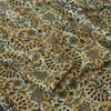 Sanskriti Vintage Sarees Cream Pure Silk Floral Printed Sari 5+yd Craft Fabric