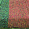 Sanskriti Vintage Sarier Fra Indien Pink Ren Silke Trykt Sari 5yd Håndværk Bæredygtigt Stoff