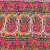 Sanskriti Vintage Sarees From India Pink Pure Silk Printed Sari 6yd Craft Sustainable Fabric
