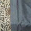 Sanskriti Vintage Sarees Gray Indian 100%Pure Silk Printed Sari 6yd Craft Fabric