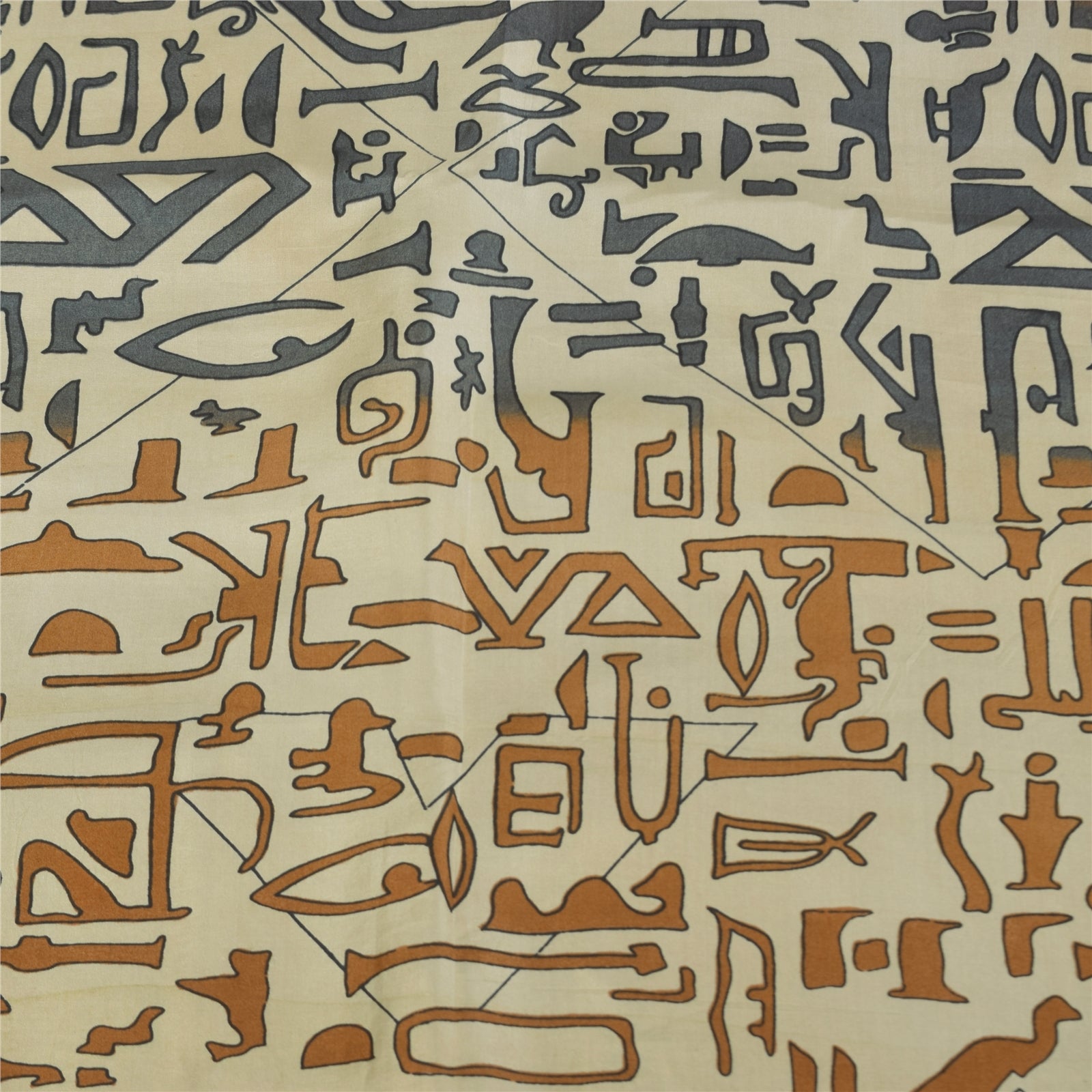 Sanskriti Vintage Sarees Gray Indian 100%Pure Silk Printed Sari 6yd Craft Fabric