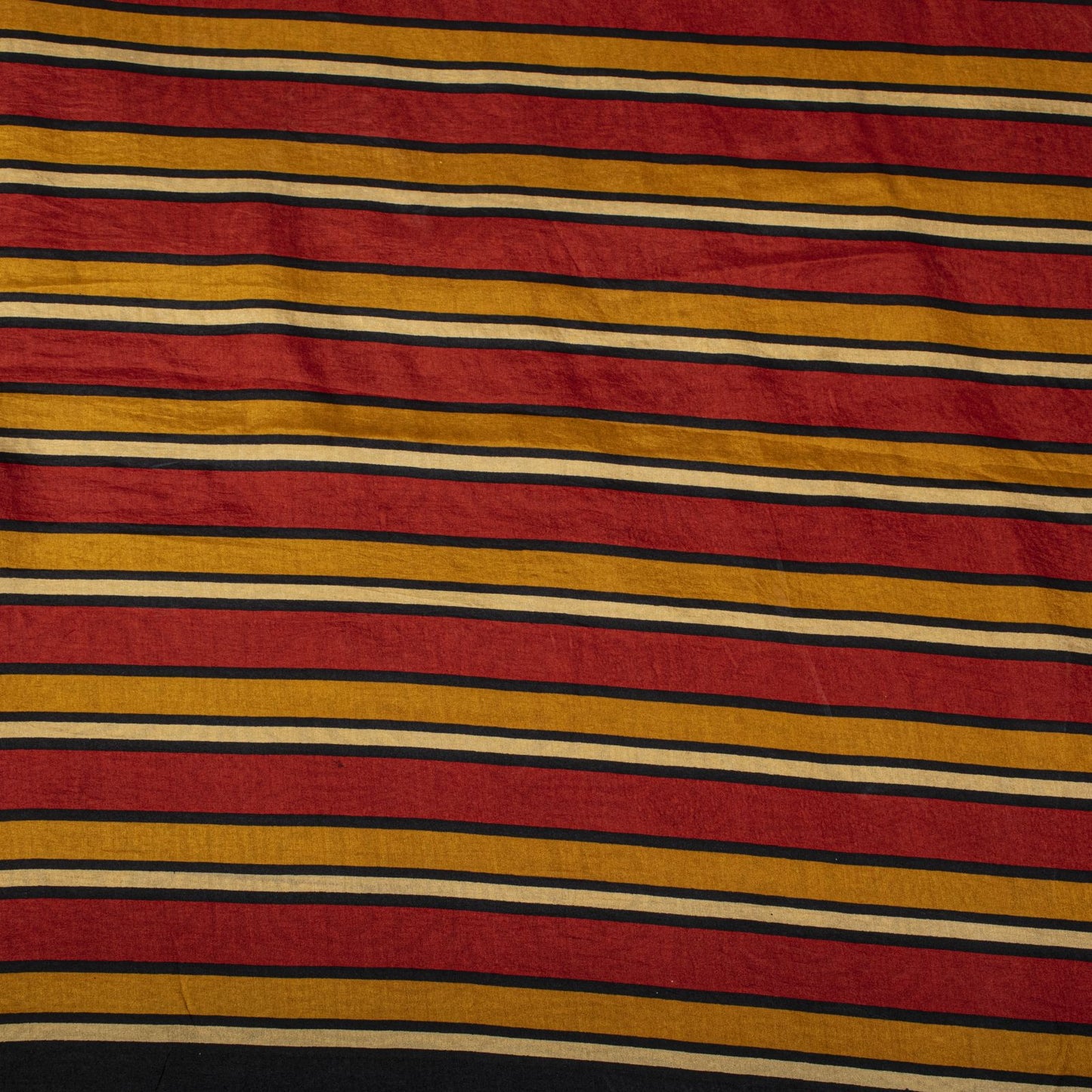 Sanskriti Vintage Saree Cream Soft Pure Silk Abstract Printed Sari 5.5+Yd Fabric