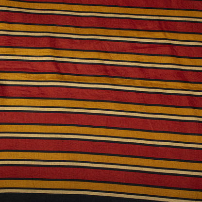 Sanskriti Vintage Saree Cream Soft Pure Silk Abstract Printed Sari 5.5+Yd Fabric