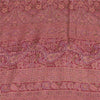 Sanskriti Vintage Sarees Purple 100% Pure Silk Printed Sari 6+yd Craft Fabric