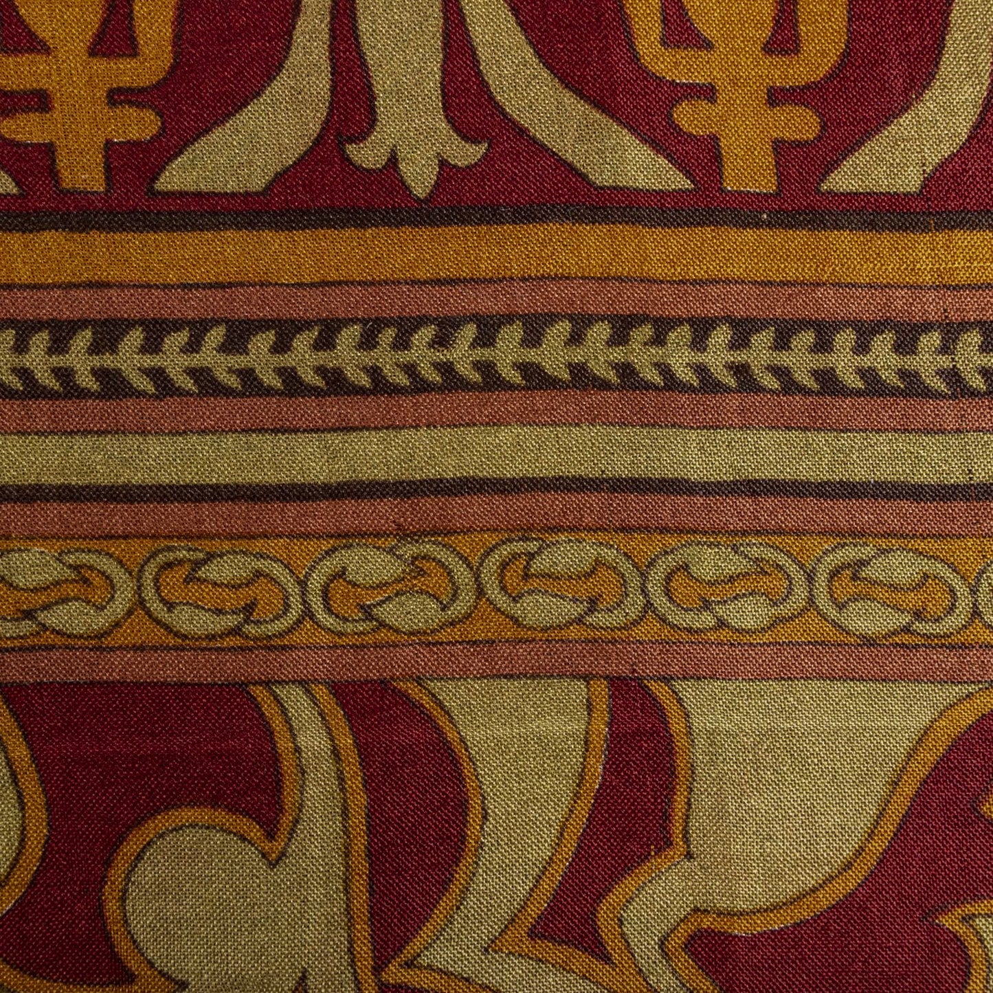 Sanskriti Vintage Saree Yellow Soft Pure Silk Block Printed Sari 5.5+Yd Fabric