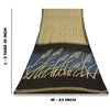 Sanskriti Vintage Sarees Cream Indian Pure Silk Printed Sari 5+yd Craft Fabric