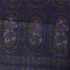 Sanskriti Vintage Sarees Blush Pink Pure Silk Printed Sari 6+yd Craft Fabric