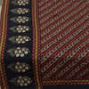 Sanskriti Vintage Sarees Red Indian Pure Silk Printed Sari 6+yd Craft Fabric