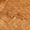 Sanskriti Vintage Sarees Orange Indian Pure Silk Printed Sari 6+yd Craft Fabric