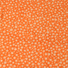 Sanskriti Vintage Sarees Orange Polka Dot Pure Silk Print Sari 5yd Craft Fabric