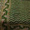 Sanskriti Vintage Sarees Green Indian Pure Silk Printed Sari 6yd Craft Fabric