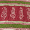 Sanskriti Vintage Sarees Red From India Pure Silk Printed Sari 5+yd Craft Fabric